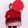 poncho lana merino crisálida moda ética hecha en españa