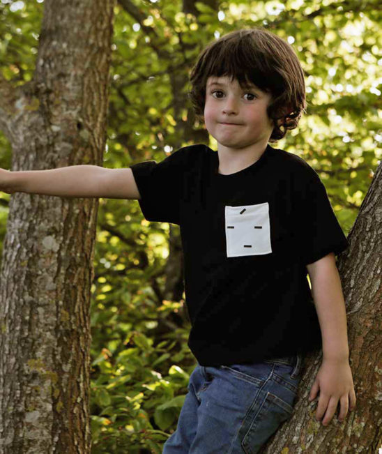 camiseta algodón orgánica infantil unisex