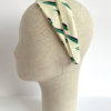 turbante hecho a mano con tejido vintage