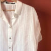 camisa blanca 100% algodón