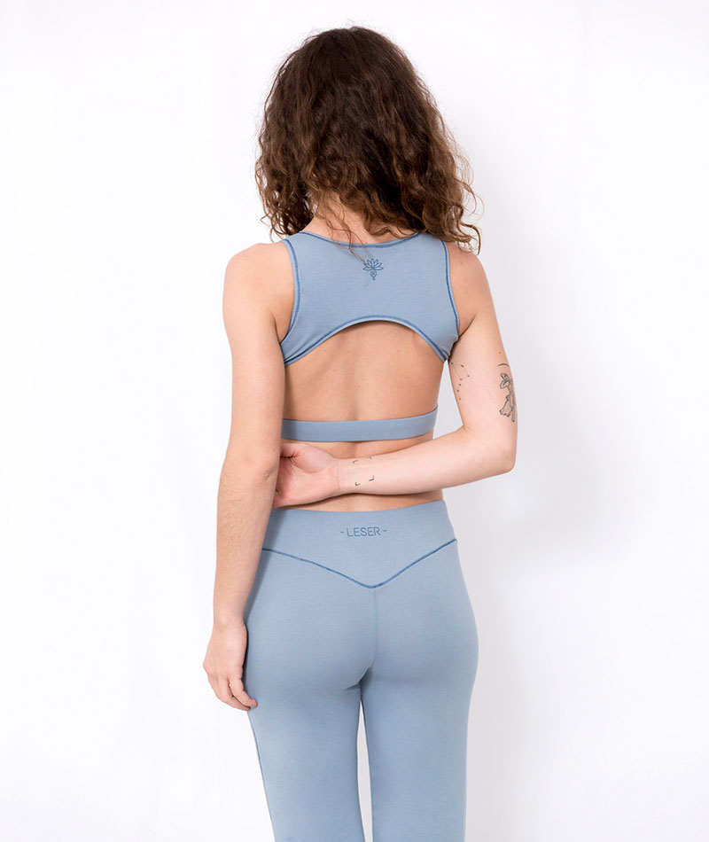 Camiseta Yoga mujer en algodón orgánico 100%