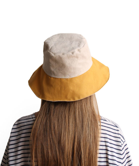 sombrero algodón ala ancha