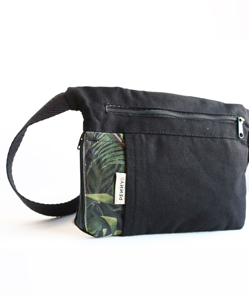 100% cotton bum bag ethically made in Barcelona