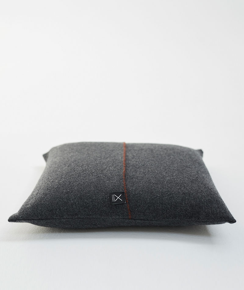 Teixidors 100% cashmere cushion Jazz grey