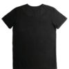 camiseta basica negra de algodón orgánico fabricada en España
