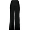 pantalón negro de tencel de mujer
