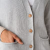 chaqueta de punto de algodón orgánico y ecológico fabricada en España