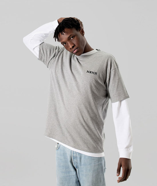 camiseta básica gris 100% algodón orgánico