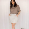 minifalda 100% algodón orgánico hecha en barcelona