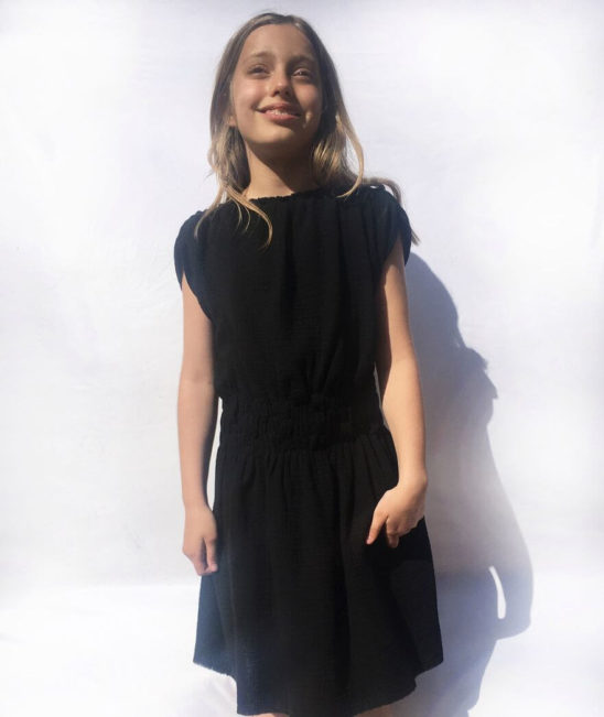 vestido infantil algodón orgánico hecho en Mallorca