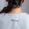 camiseta deportiva sostenible de mujer, manda corta de bambú