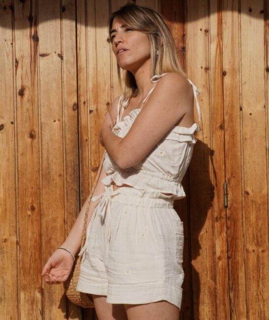ropa de algodón orgánico mujer hecha en Girona