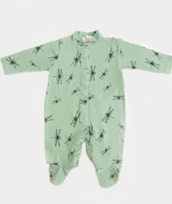 pijama mono bebés algodón orgánico hecho en españa