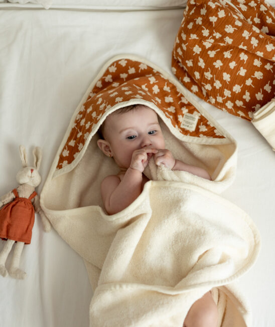 toalla bebé 100% algodón orgánico