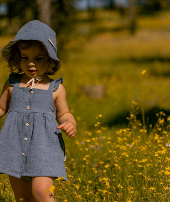 jesusito o vestido bebé algodón orgánico hecha en España