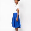 Falda Amazonia azul de tencel