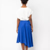 Falda Amazonia azul de tencel