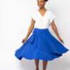 Falda Amazonia azul de tencel
