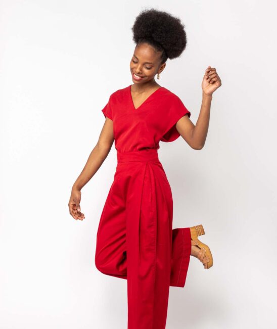 Pantalonres ecológicos rojos