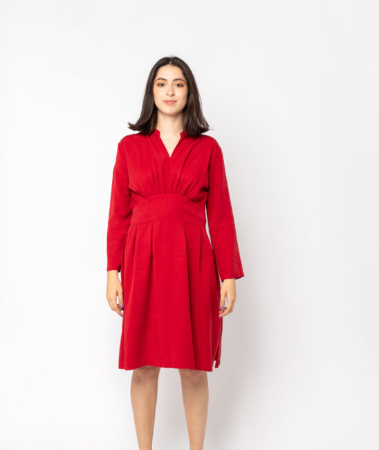 Vestido selva rojo ecológico