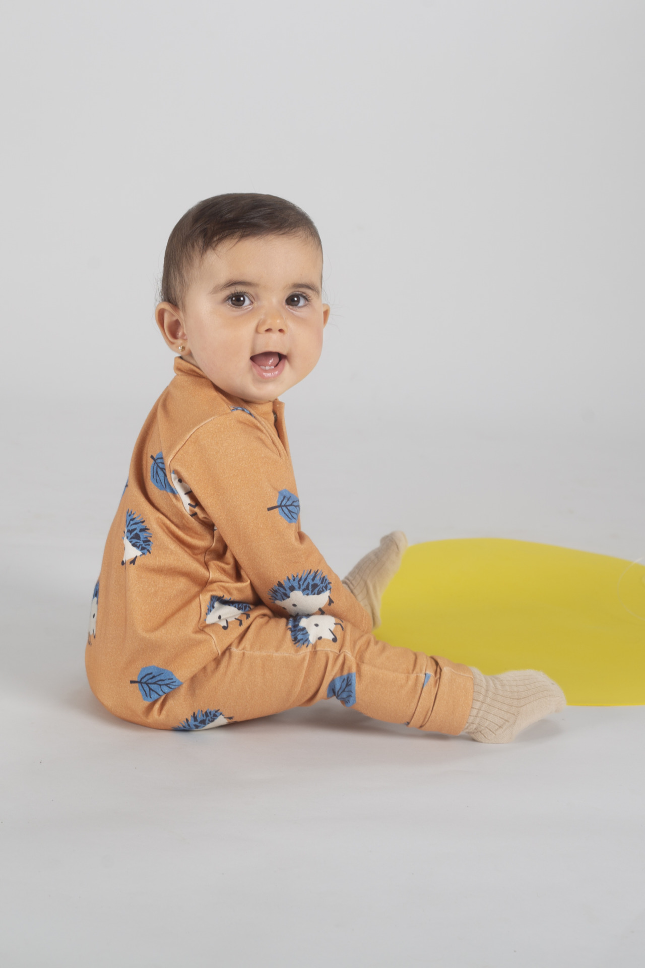 MONO BEBE ERIZO ALGODÓN ORGANICO