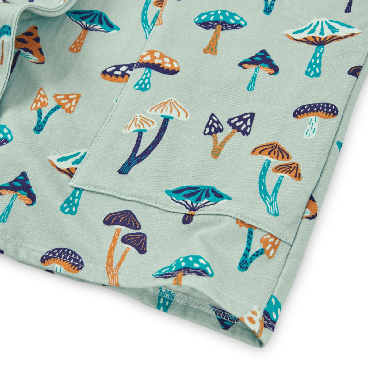 Chaqueta de algodón orgánico Setas