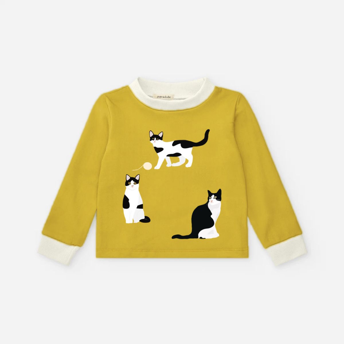 sudadera con estampado de gatos